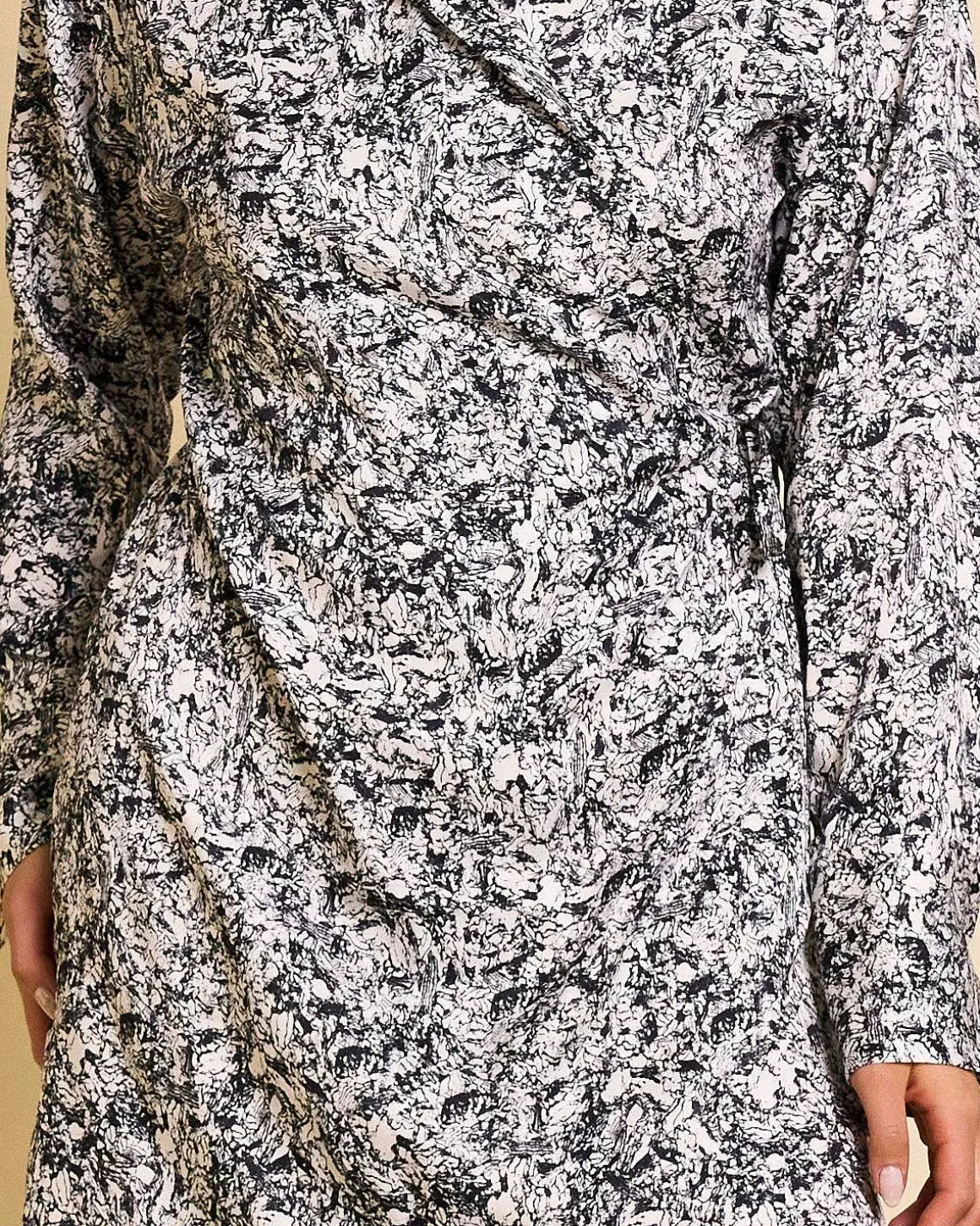 Blouse Celia Nervous Print Black