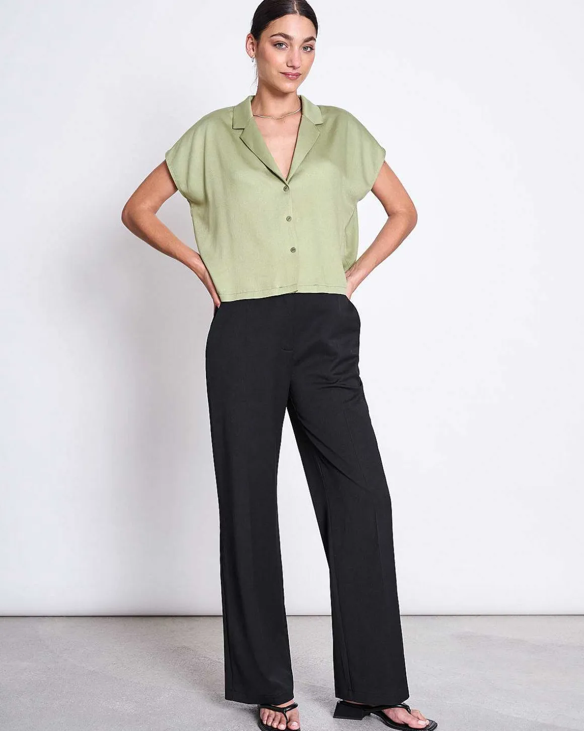 Blouse Tierra Pale Olive