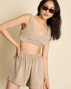 Bralette Solida Almond