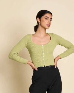 Cardigan Tawi Moss