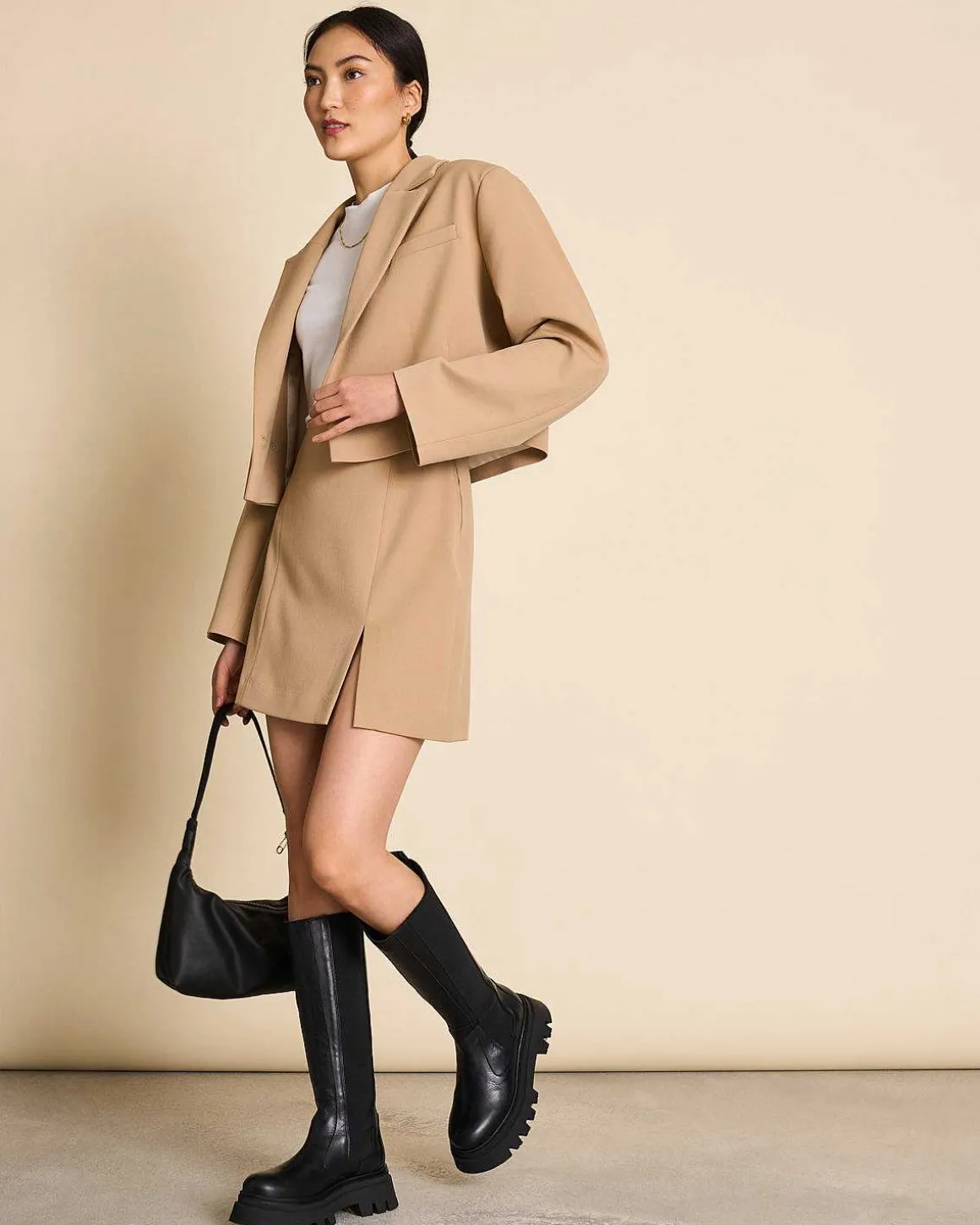 Cropped Blazer Tulia Camel