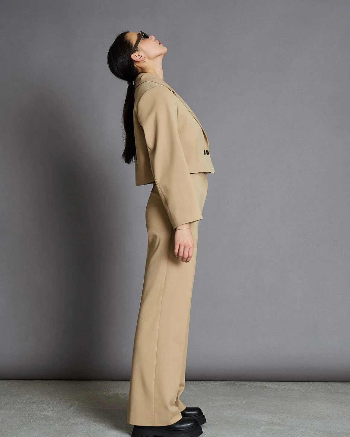 Cropped Blazer Tulia Camel