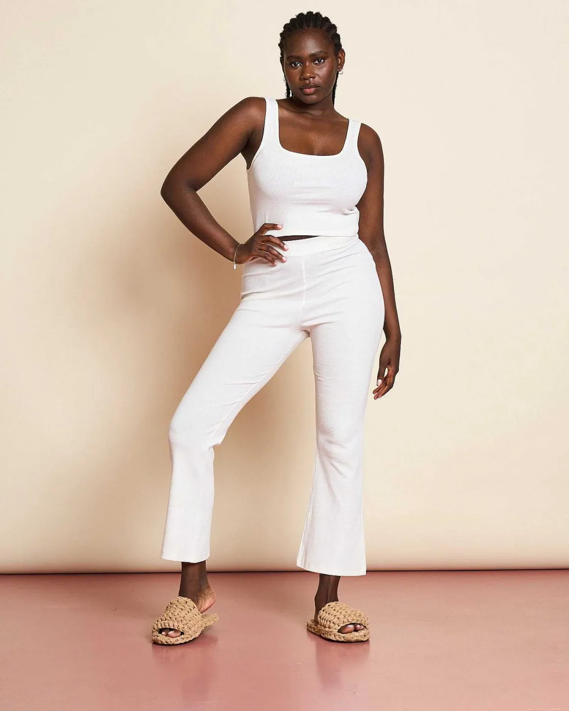 Crop Top Krafla Offwhite