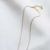 Dear Darling Berlin Double Ring Necklace Gold