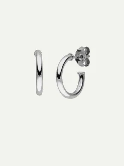 Dear Darling Berlin Essential Hoop Earrings Medium Silver