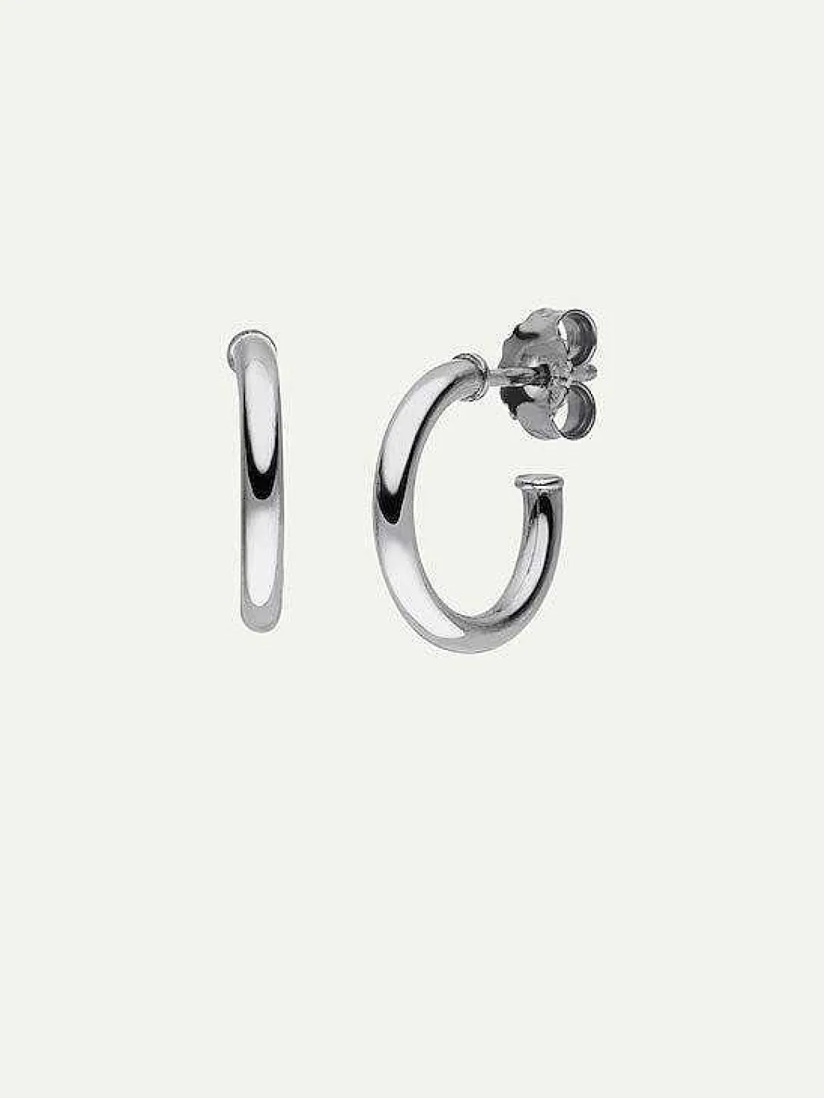 Dear Darling Berlin Essential Hoop Earrings Medium Silver