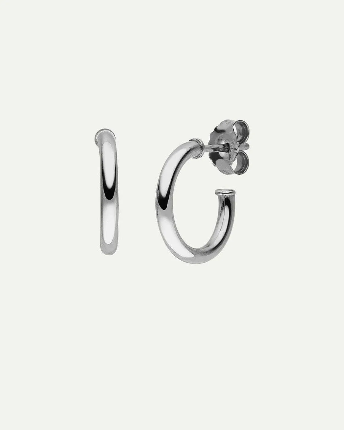 Dear Darling Berlin Essential Hoop Earrings Small Silver