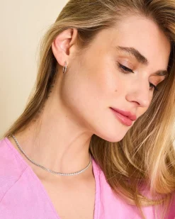 Dear Darling Berlin Fine Curb Chain Necklace Silver