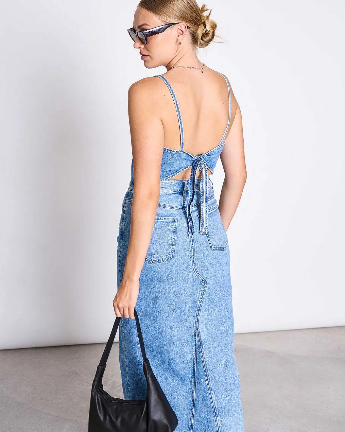 Denim Top Sera Light Blue