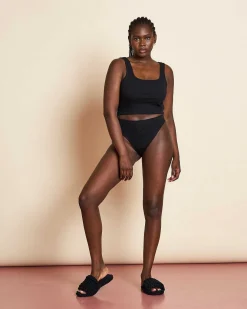 Highwaist Slip Askja Black
