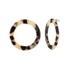 Isla Hoops Ash Blonde Tortoise