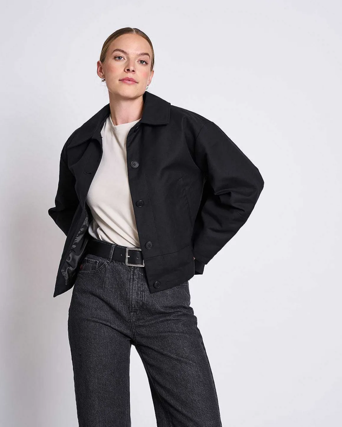 Jacket Tain Black