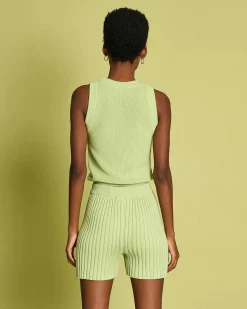 Knit Shorts Idoia Matcha