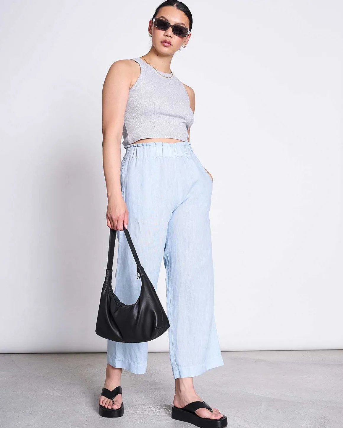 Linen Pants Beveren Sky Blue