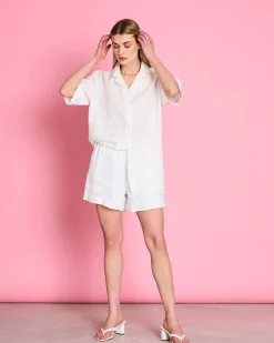 Linen Shirt Gent White
