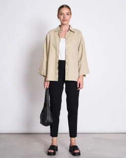 Linen Shirt Mons Sand