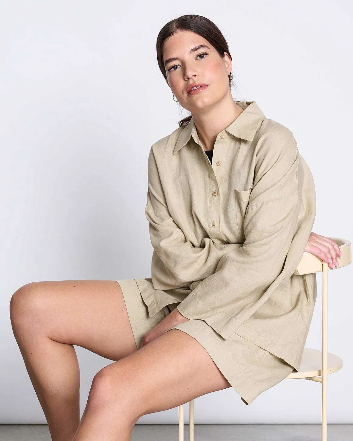 Linen Shirt Mons Sand