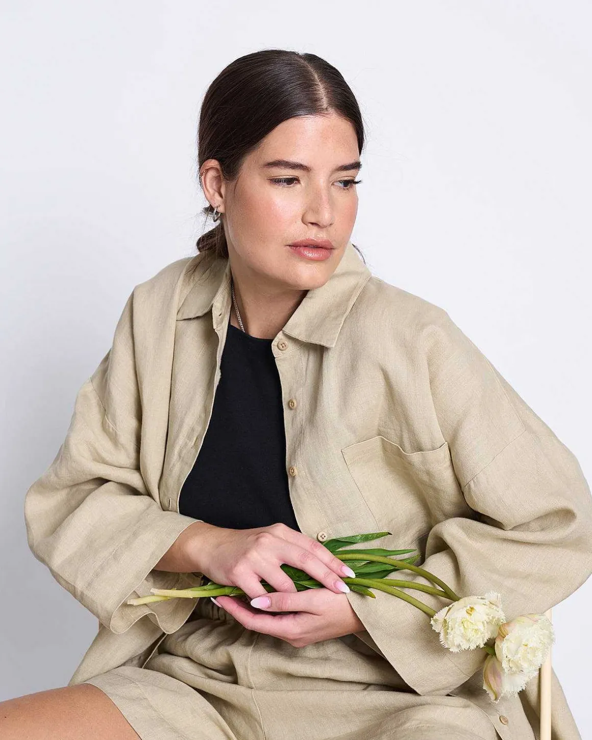 Linen Shirt Mons Sand