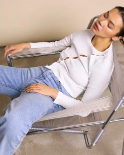 Longsleeve Divi White Gots