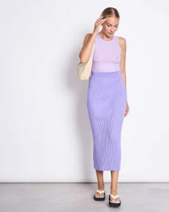 Lyocell Rib Tank Top Porto Lavender