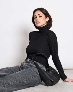 Lyocell Turtleneck Mio Black