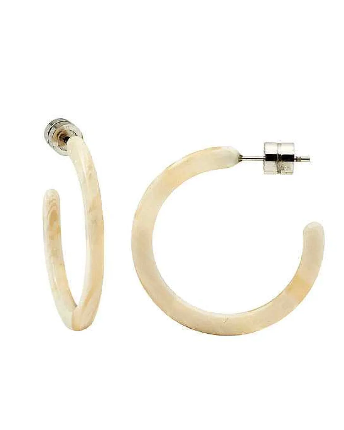 Mini Hoops Ivory