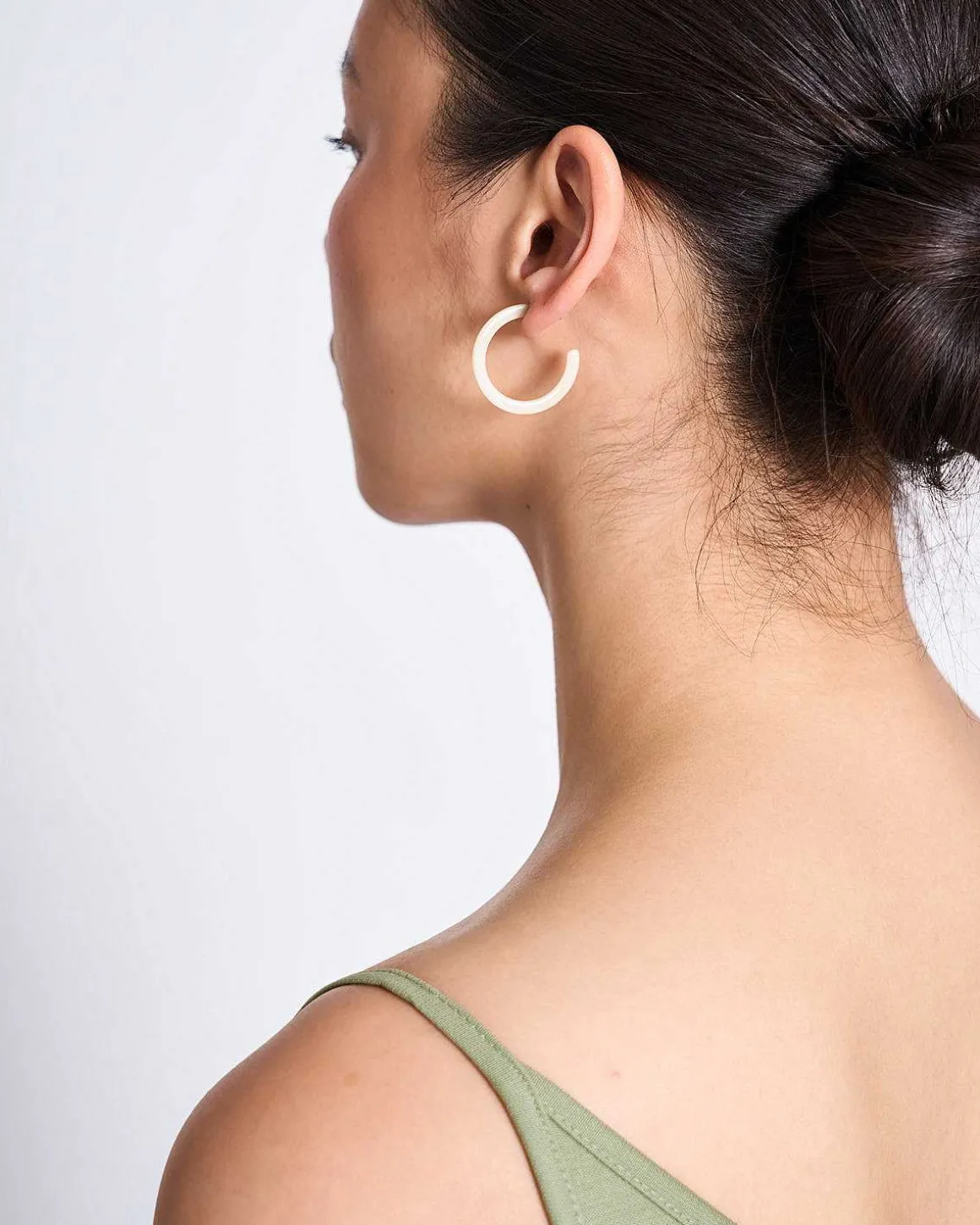 Mini Hoops Ivory
