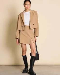 Mini Skirt Ainoha Camel
