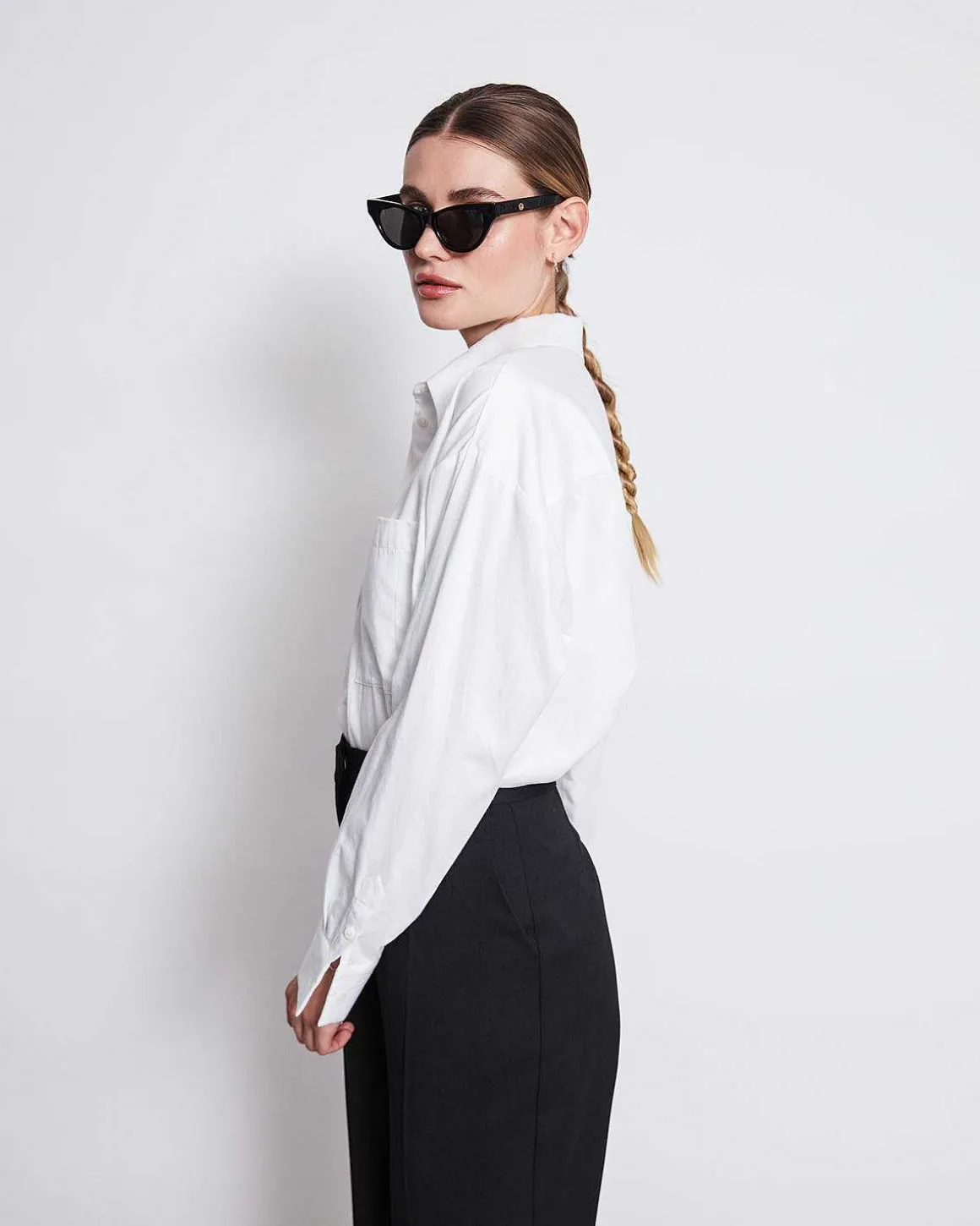 Oversized Shirt Mamro White