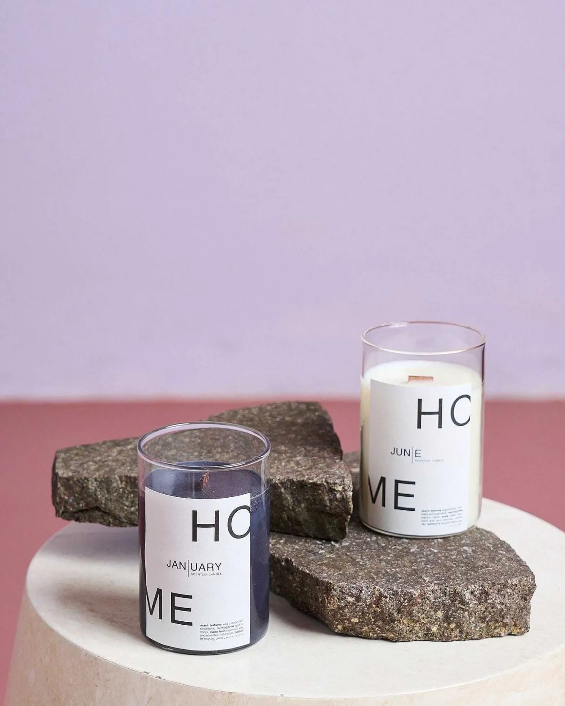 Scented Candle Set Of Two