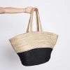 Shopping Basket Jute Black