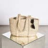 Shopping Basket Jute Long Handle