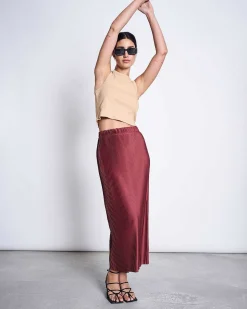 Skirt Tilda Plissee Framboise
