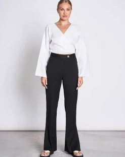 Slit Pants Douro Black