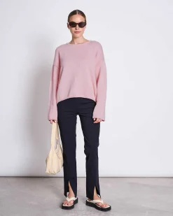 Slit Pants Rhue Black