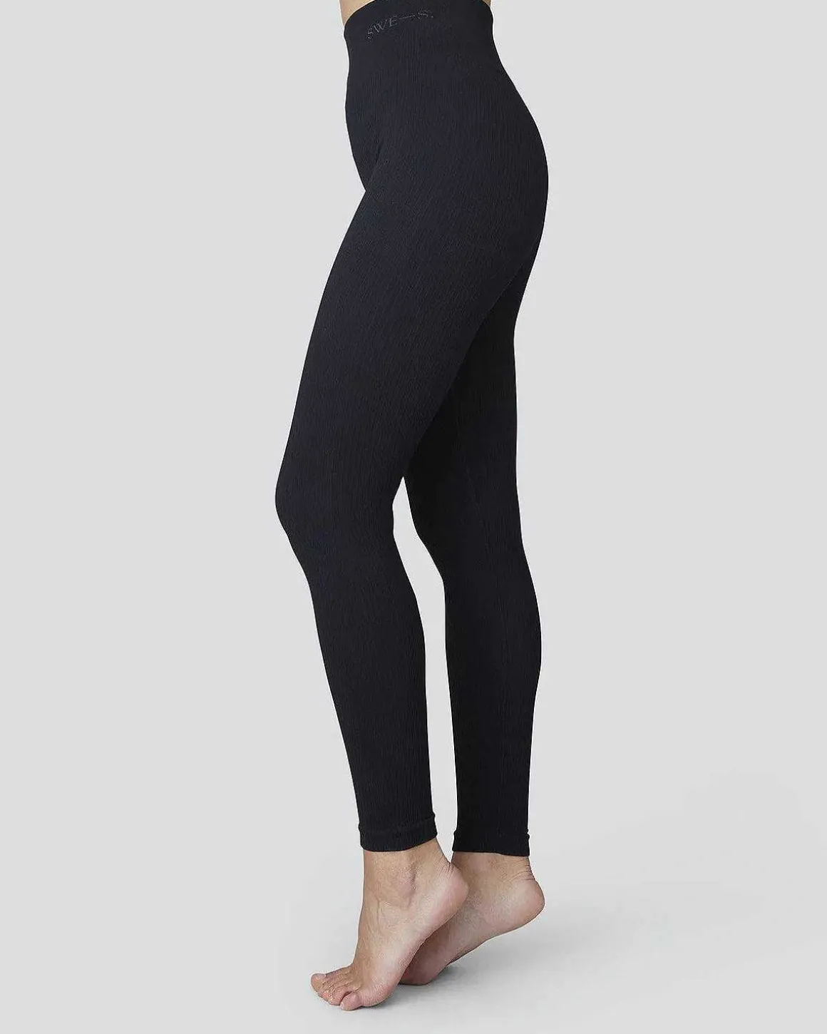 Swedish Stockings Tyra Rib Leggings Black