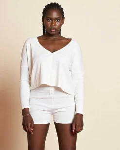 Tight Shorts Hekla Offwhite