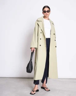 Trenchcoat Tore Pistachio