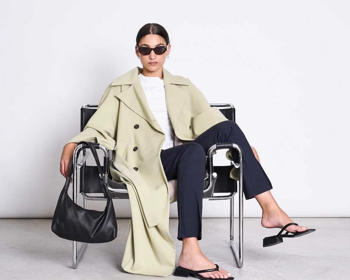 Trenchcoat Tore Pistachio