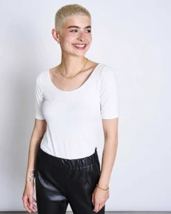 T-Shirt Scoop White