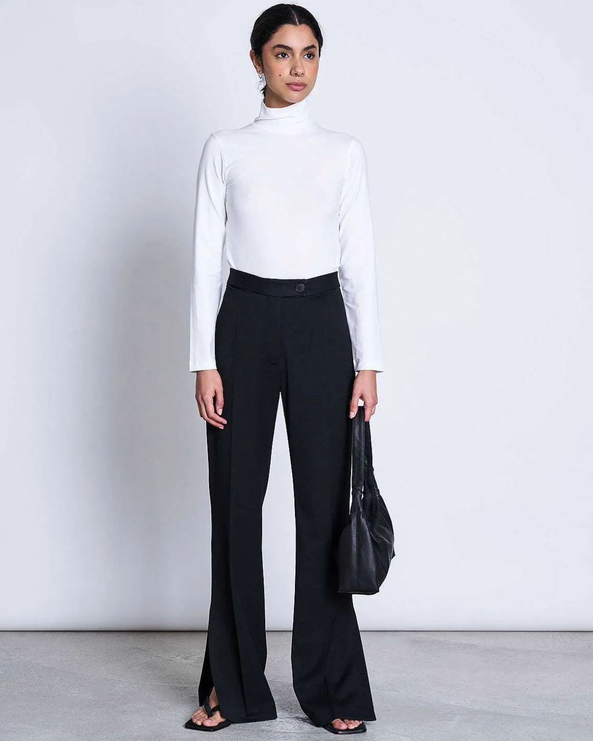 Turtleneck Mio White Gots