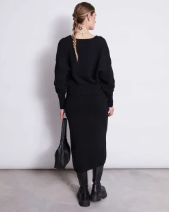 V-Neck Jumper Luz Black Gots