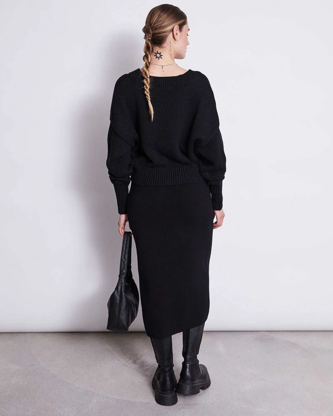 V-Neck Jumper Luz Black Gots