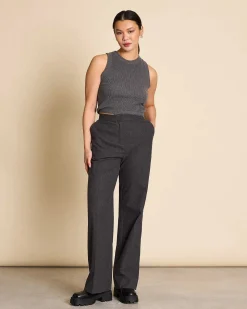 Wide Pants Coralio Dark Grey