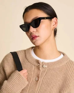 Wooly Cardigan Beni Camel