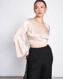Wrap Blouse Carrine Ivory